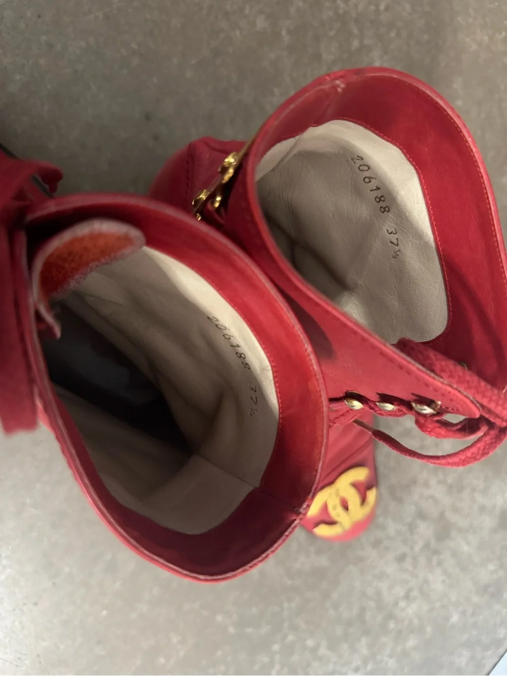 Chanel 1992 Runway Combat Boots – Size 37.5
